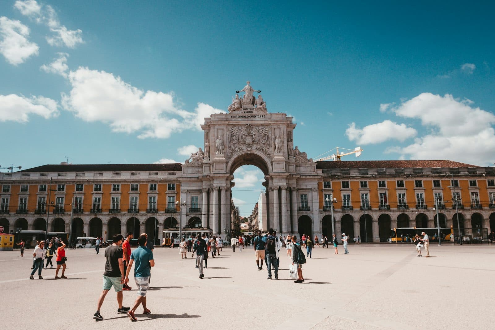 People on a Lisbon street
